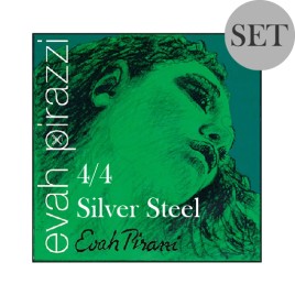 EVAH PIRAZZI SILVERY STEEL 1/4-1/8 SIZE (1 SET)