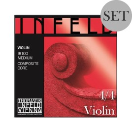 INFELD RED VIOLIN STRINGS 4/4 SIZE (1 SET)