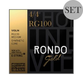RONDO GOLD VIOLIN STRINGS 4/4 SIZE (1 SET)