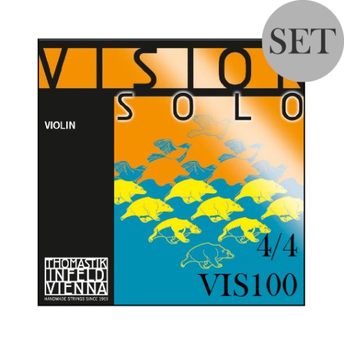 VISION SOLO VIOLIN STRINGS 4/4 SIZE (1 SET)