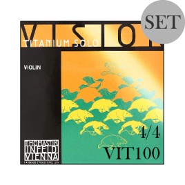 VISION TITANIUM SOLO VIOLIN STRINGS 4/4 SIZE (1 SET)